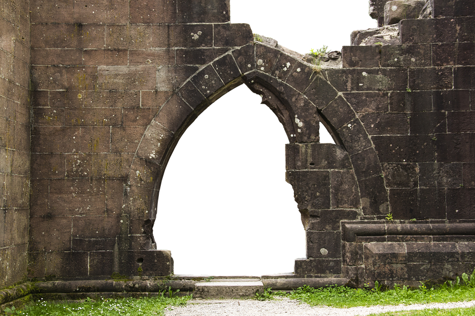 Ruins, Arch, Architecture, Old, Building, Stone - Arch (960x640), Png Download