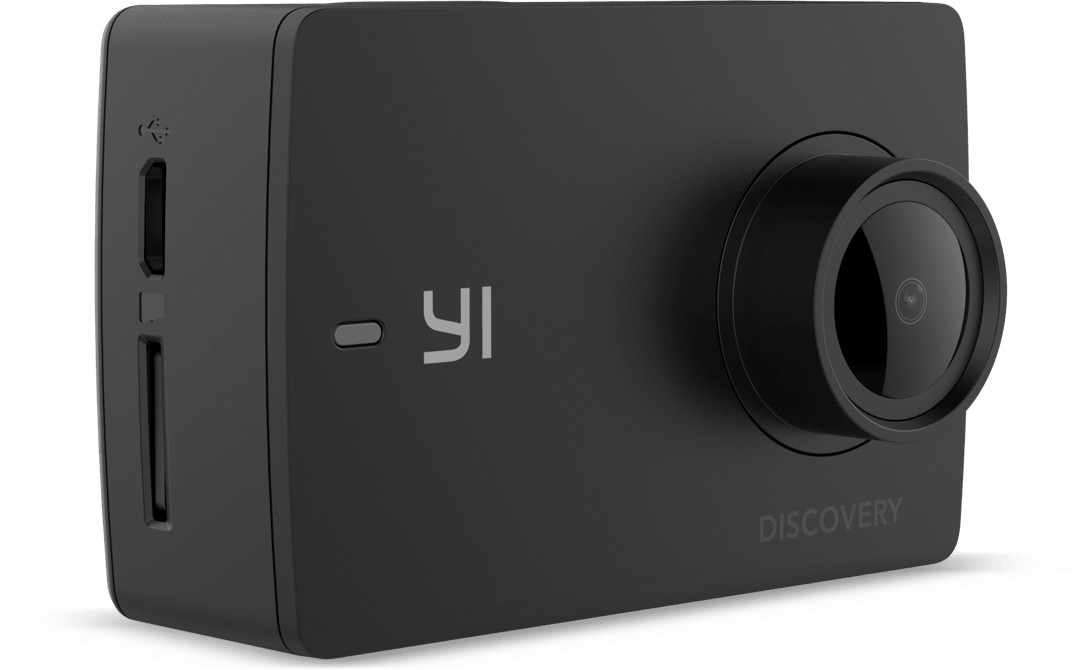 Yi Discovery Action Camera - Digital Camera (1082x670), Png Download