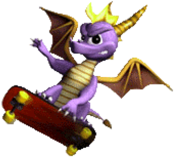Pliwd - Spyro The Dragon Flying (670x548), Png Download