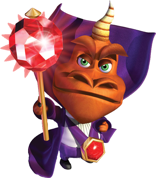 24c6z6c - Spyro 4 Ripto (561x642), Png Download
