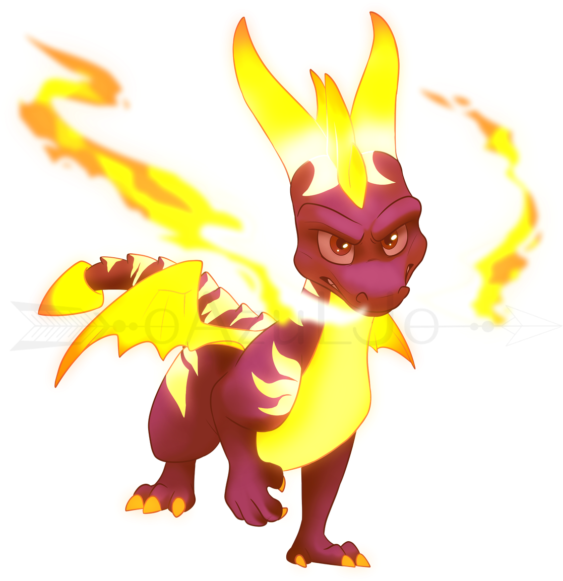 Reignited Spyro On Twitter - Spyro Super Flame Cheat (1195x1200), Png Download