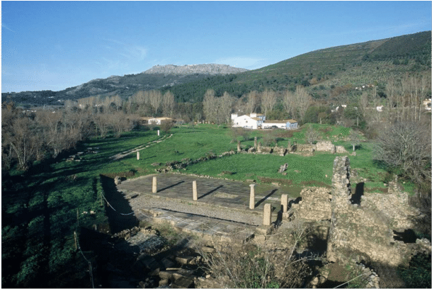 View Of The Ruins Of The Southern Gate Of The Roman - Tree (850x415), Png Download