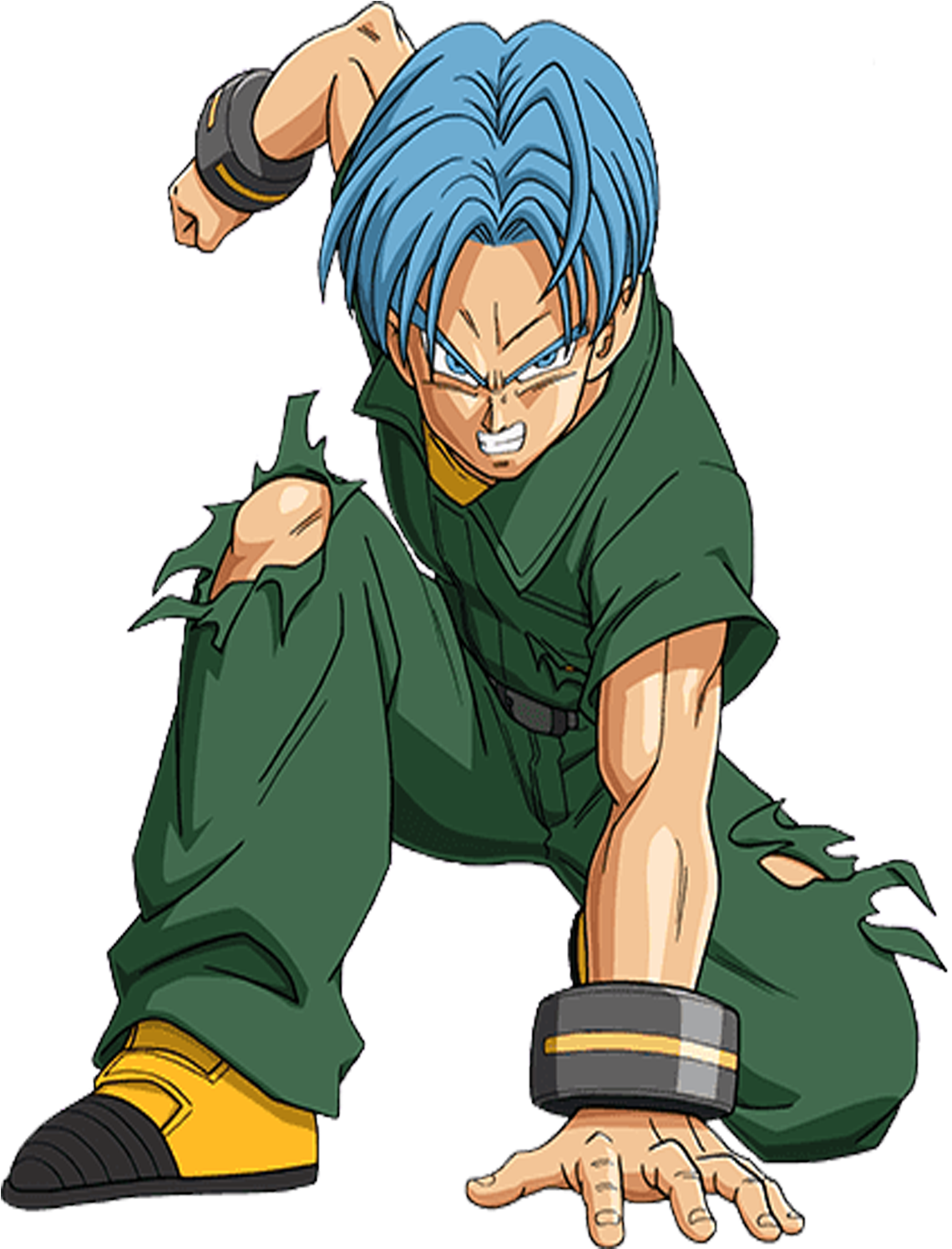 Dragon Ball Z Marron And Trunks - Trunks Dragon Ball Heroes Png (1140x1568), Png Download