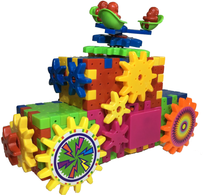 Funny Gears/ Funny Bricks Gear Toys- Buy One Get One - Toy Vehicle (768x1024), Png Download