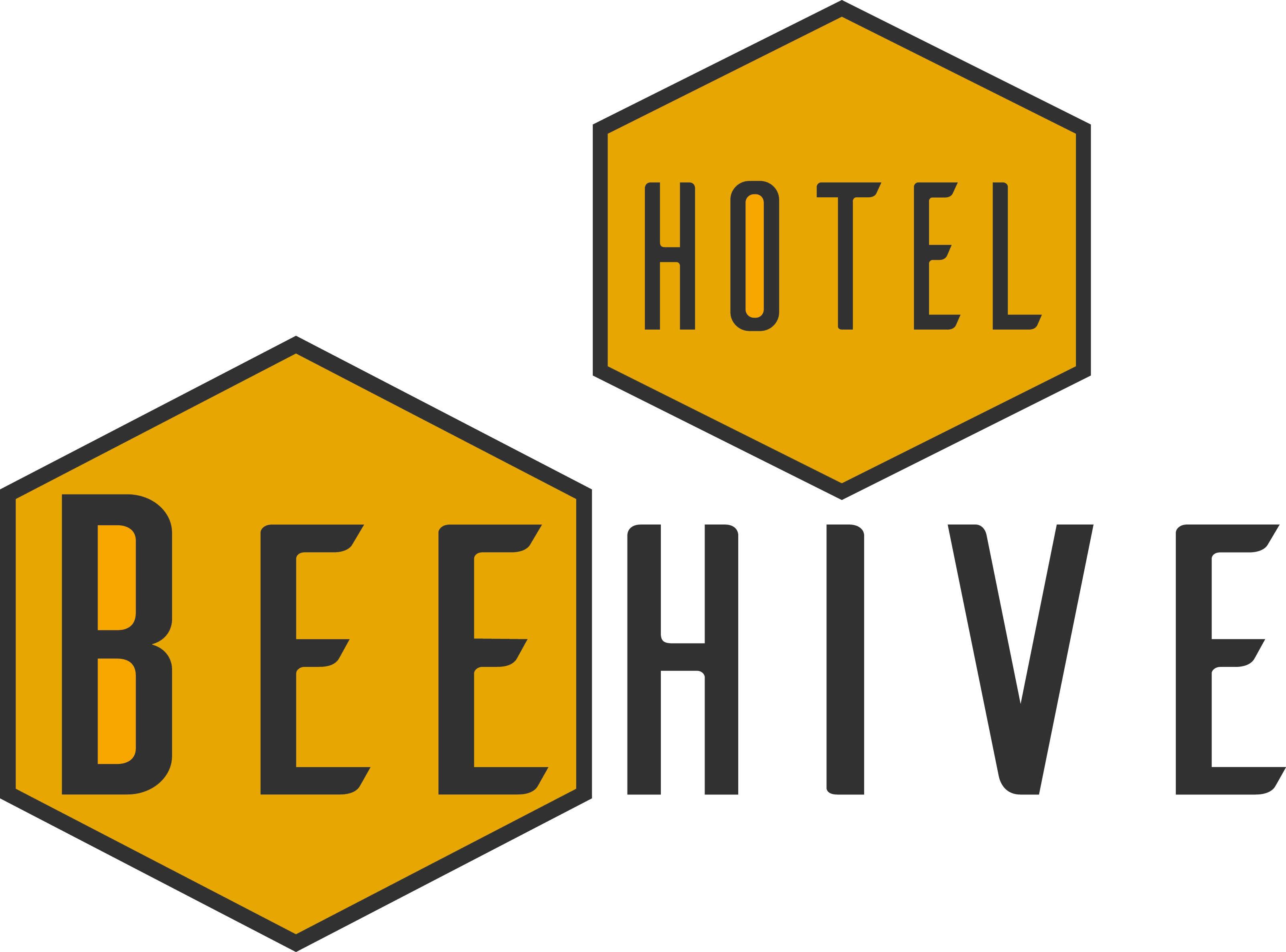 Beehive Hotel Logo (3207x2374), Png Download