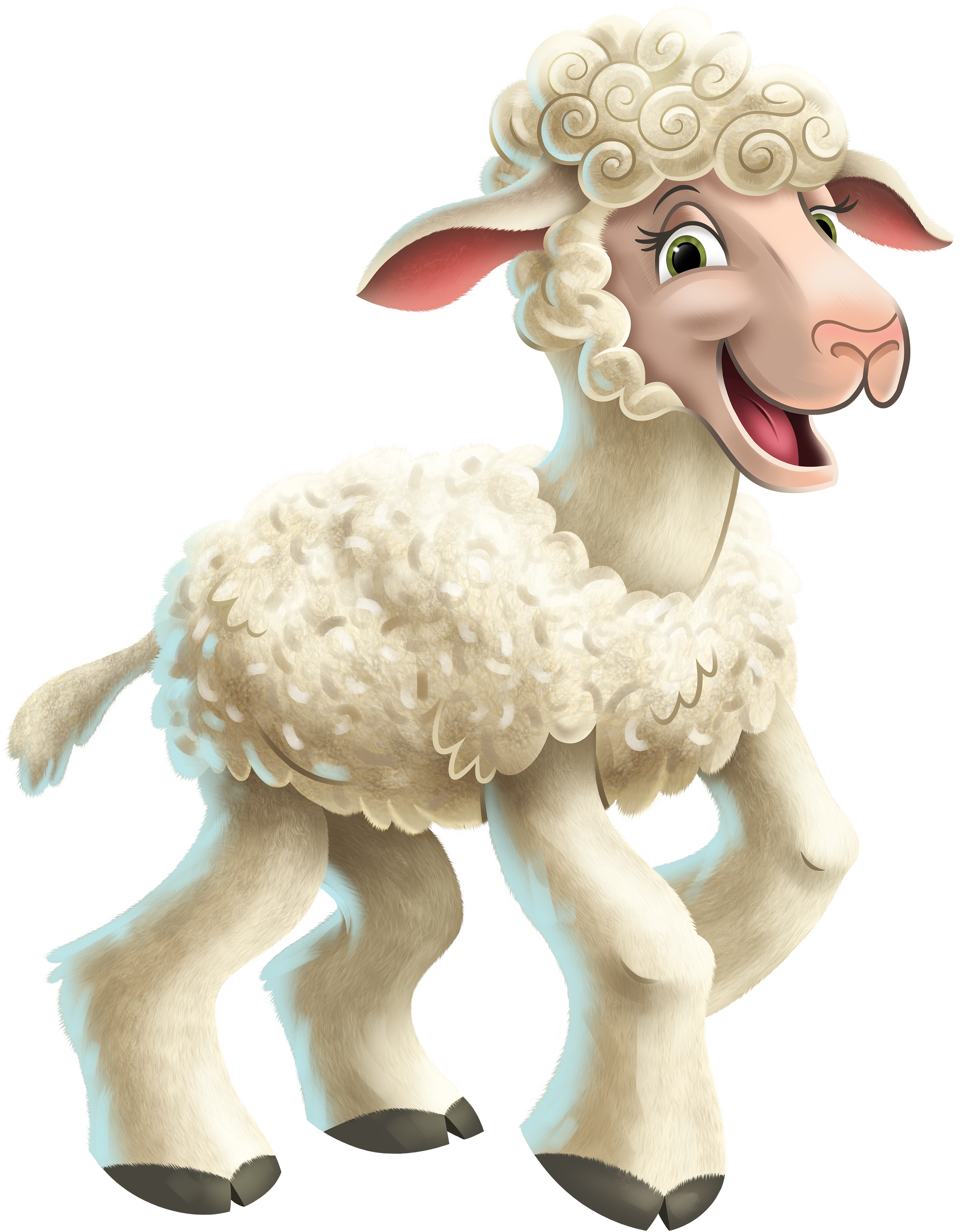 Lottie The Lamb - Vbs Time Lab Characters (2811x3600), Png Download