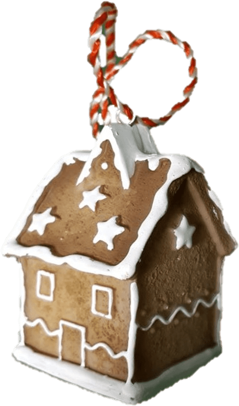 3d Gingerbread House Decoration - Gingerbread House (958x956), Png Download