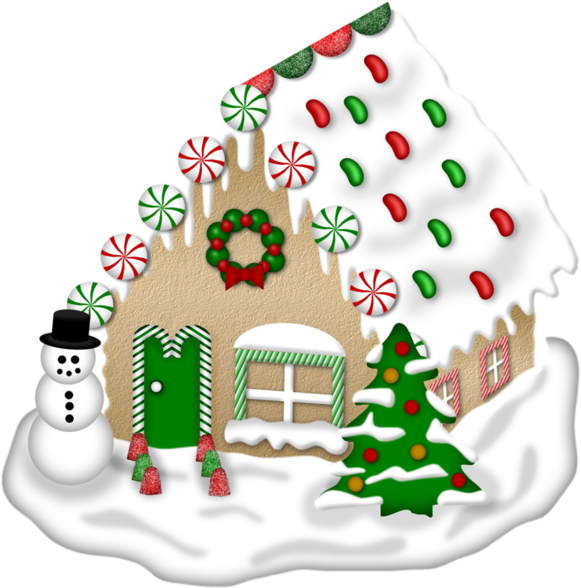 Pinterest Christmas - House Christmas Winter Clipart (600x593), Png Download