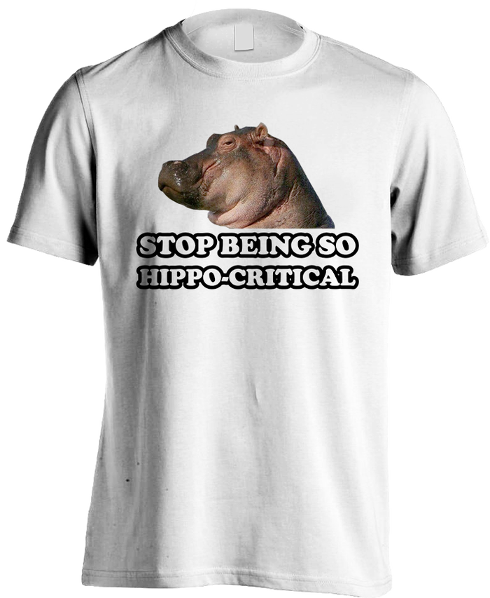 Kaos Kuda Nil / Shirt Hippopotamus Animal Puns / Baju - New California Republic Camiseta (700x853), Png Download