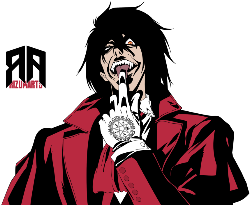 Alucard Transparent Images - Alucard Hellsing Png (1069x748), Png Download