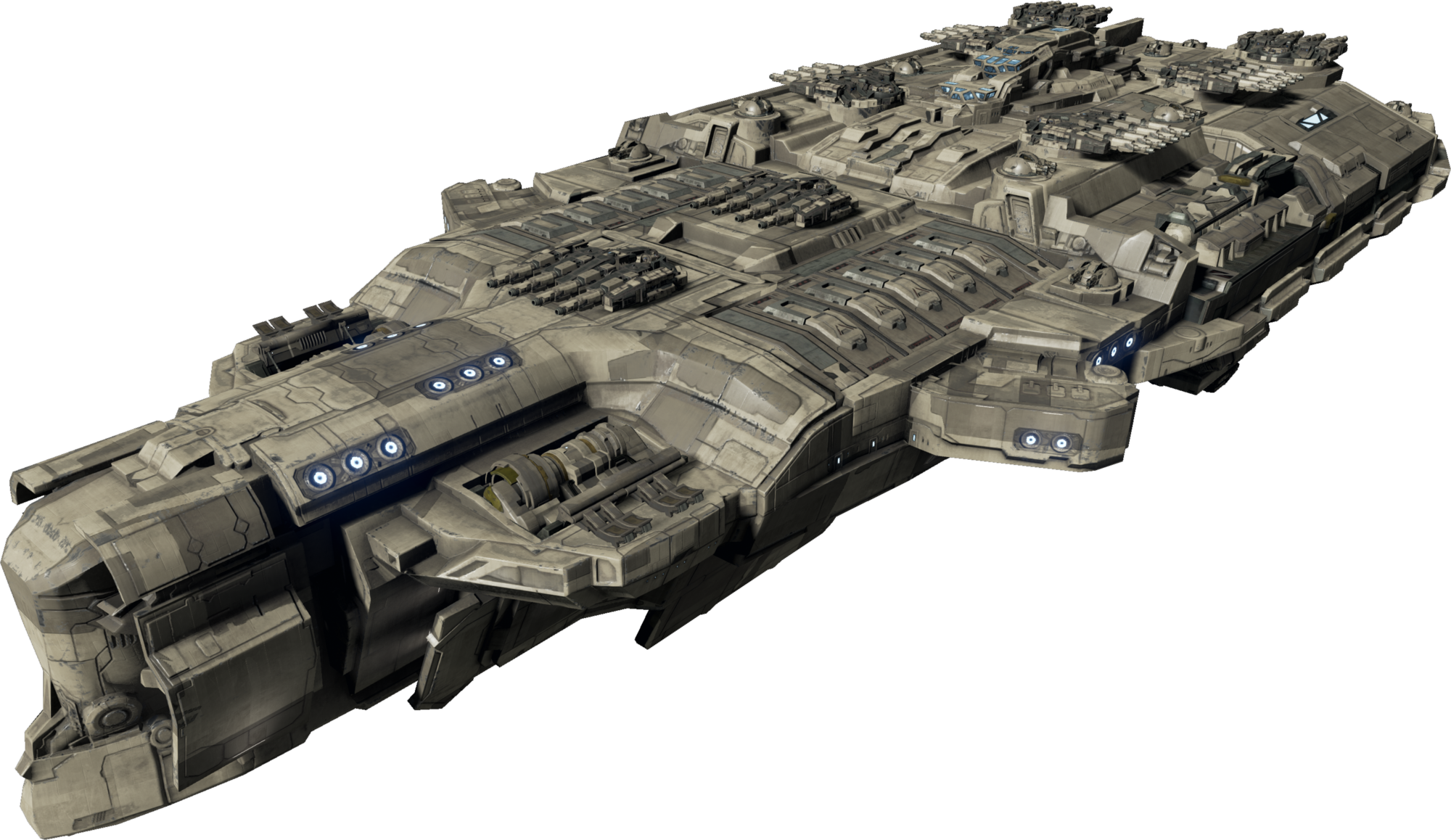 Light Battleship - Scale Model (2000x1158), Png Download