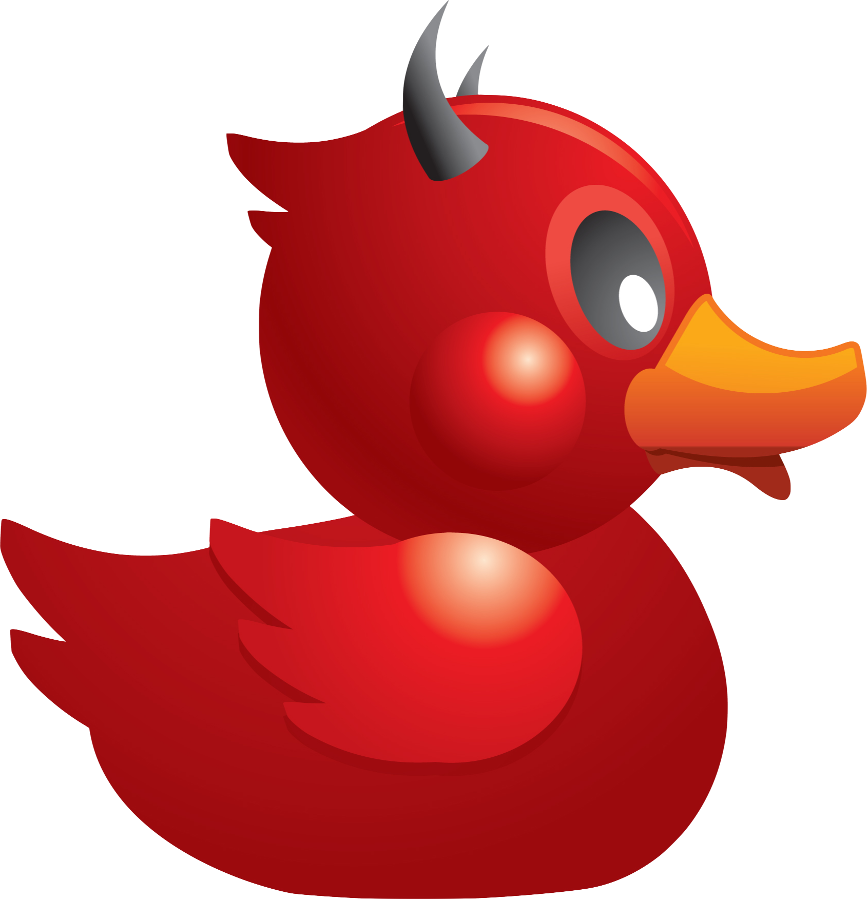 Duck Bigeve Langlais2016 06 30t07 - Small Cartoon Duck (1691x1751), Png Download