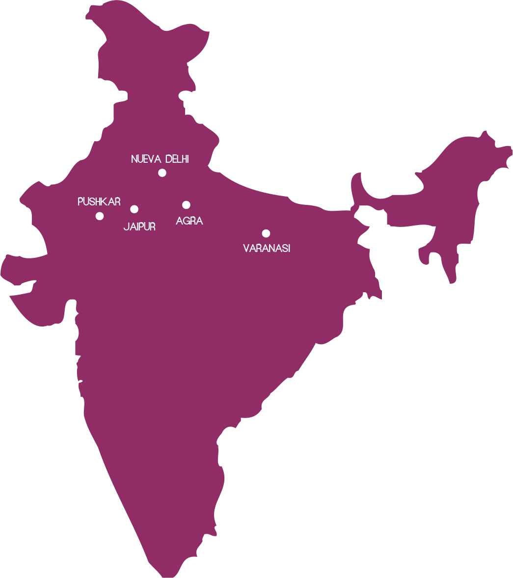 Itinerary - India States Map Vector (1045x1179), Png Download