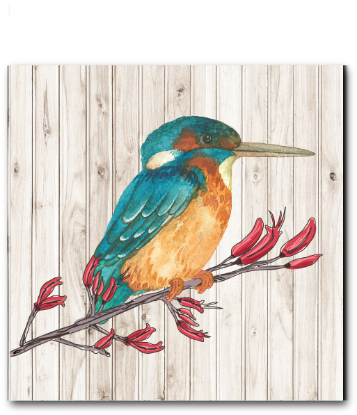 Plywood Art Block - Hummingbird (573x765), Png Download