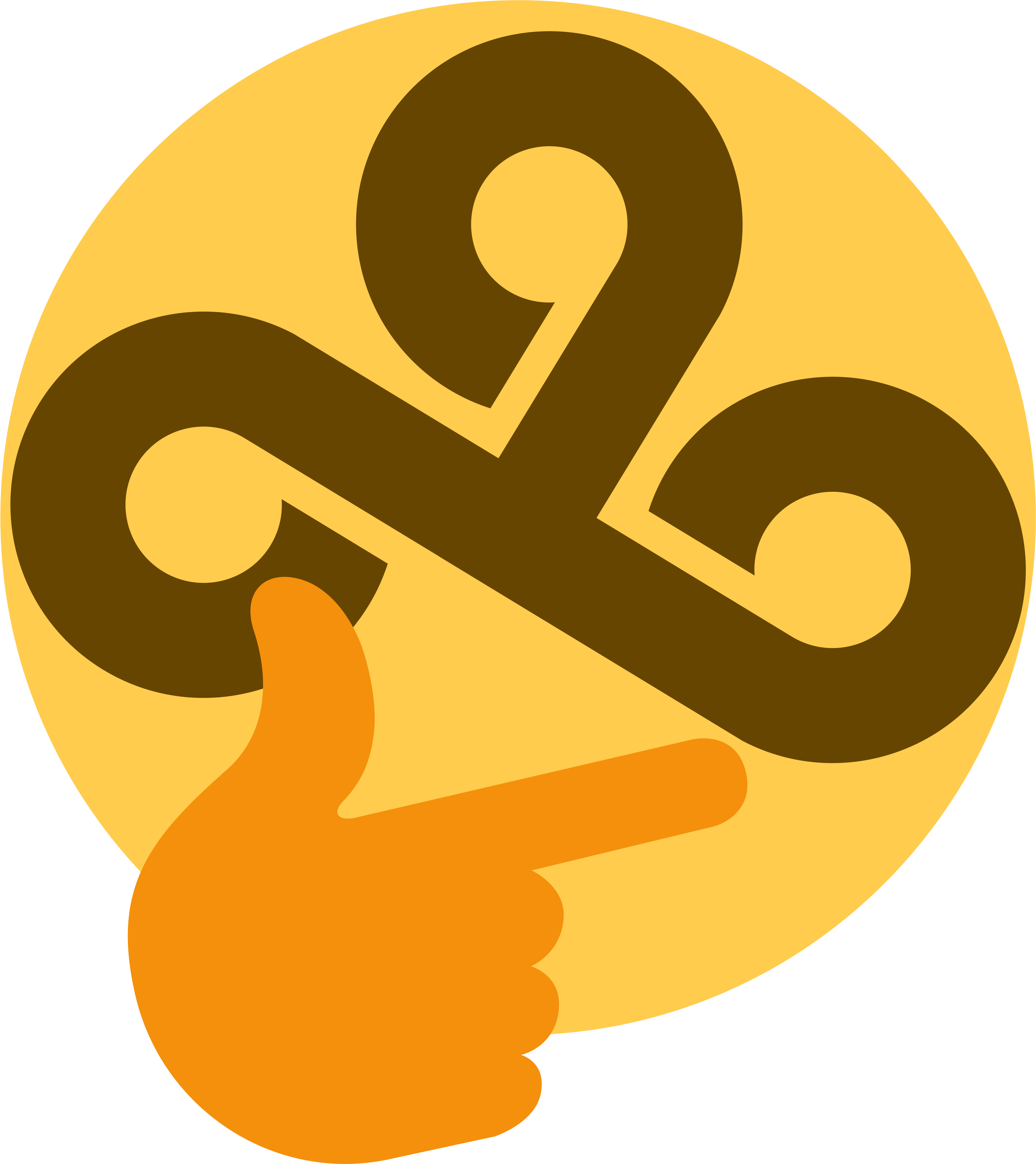 [ ]officialc9cloud9 Official Account 21 Points22 Points23 - Thinking Face Discord Emoji (5000x5000), Png Download