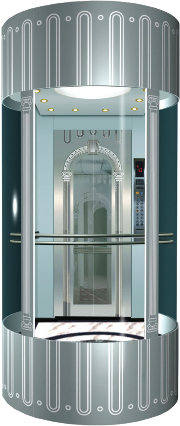 Panoramic Elevator - Panoramic Elevator Png (586x1024), Png Download
