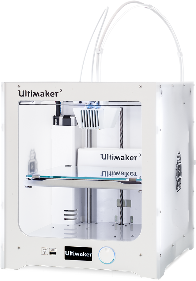Ultimaker 3 3d Printer - 3d Drucker Ultimaker 3 (800x1202), Png Download