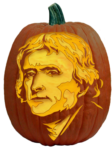 Thomas Jefferson Was The Third President Of The United - Pumpkin (1200x630), Png Download