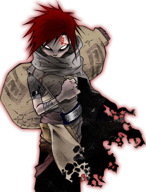 Gaara Evil Photo - Gaara (562x740), Png Download