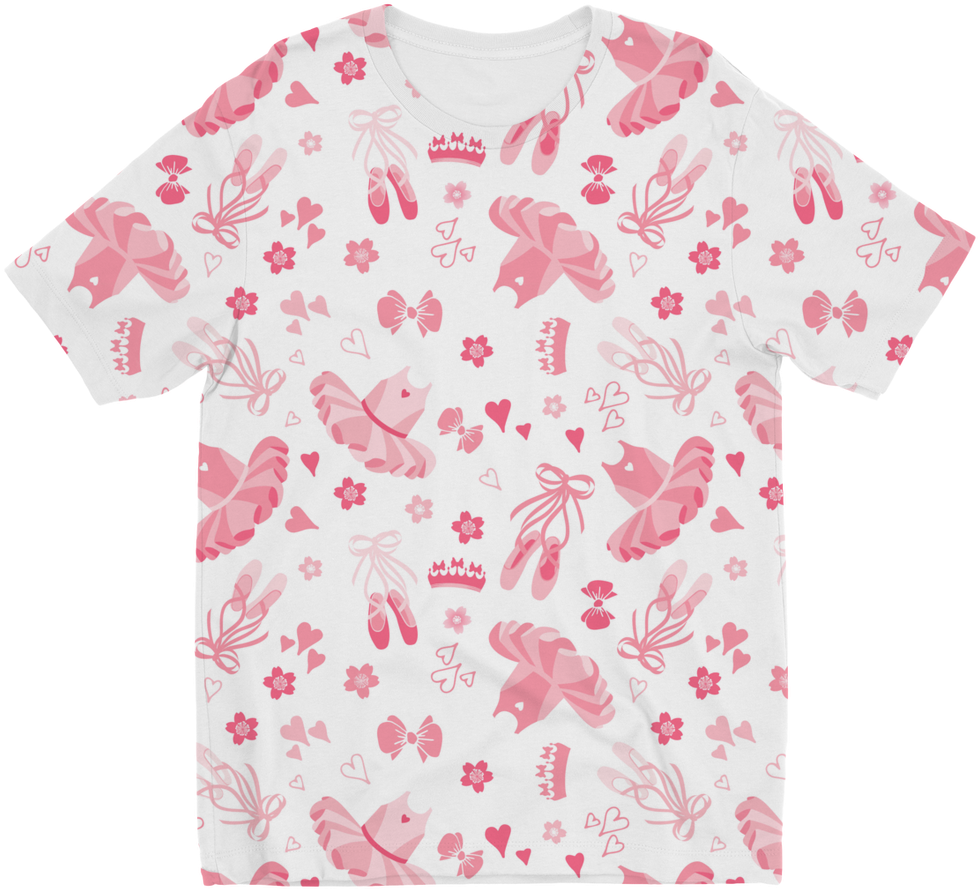 Tutu Print ﻿short Sleeve Kids T-shirt - Elephant (1024x1024), Png Download