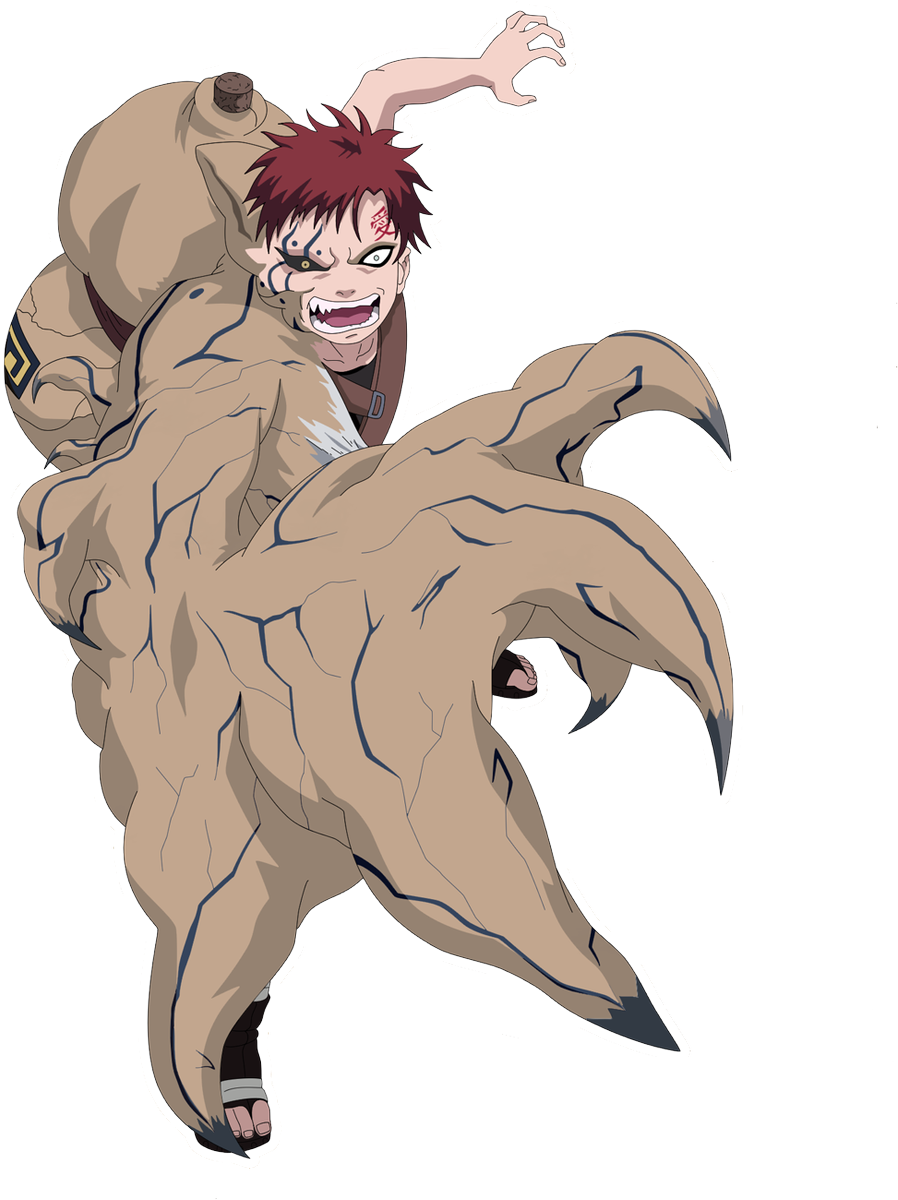 758/900 Korok Seeds On Twitter - Gaara Shukaku (1200x1200), Png Download