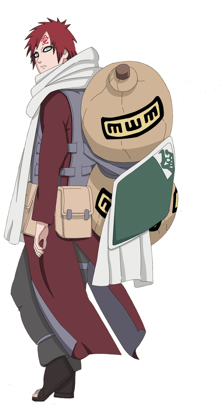 Render Gaara 5 Kazekage (1097x1600), Png Download