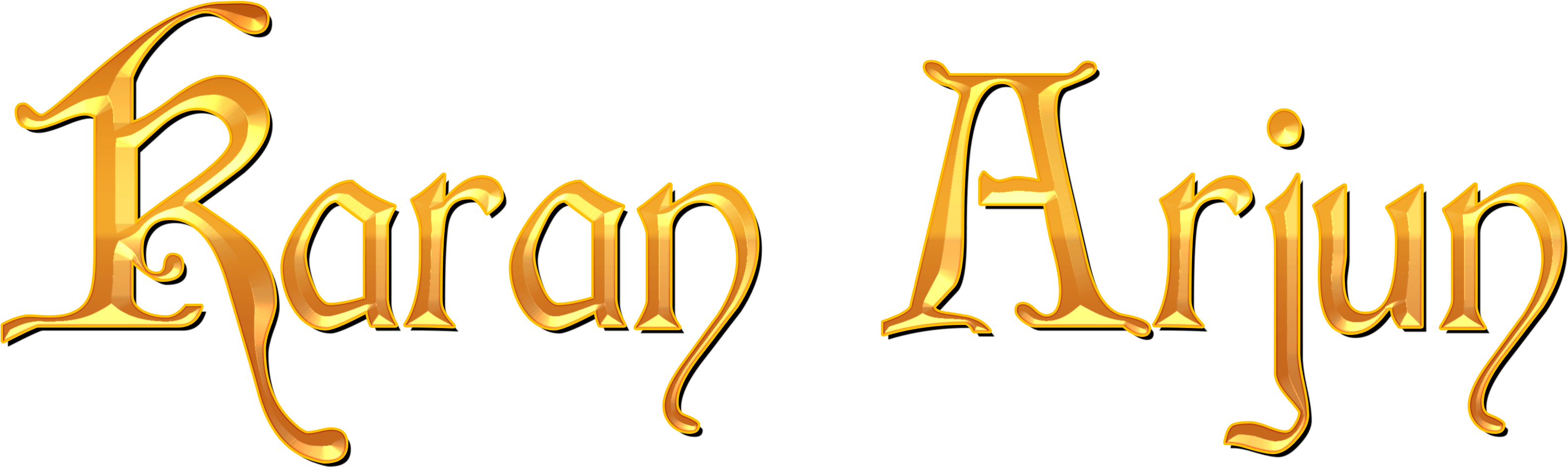 Karan Arjun Png Arjun Logo - Karan Arjun Logo Png (3468x997), Png Download