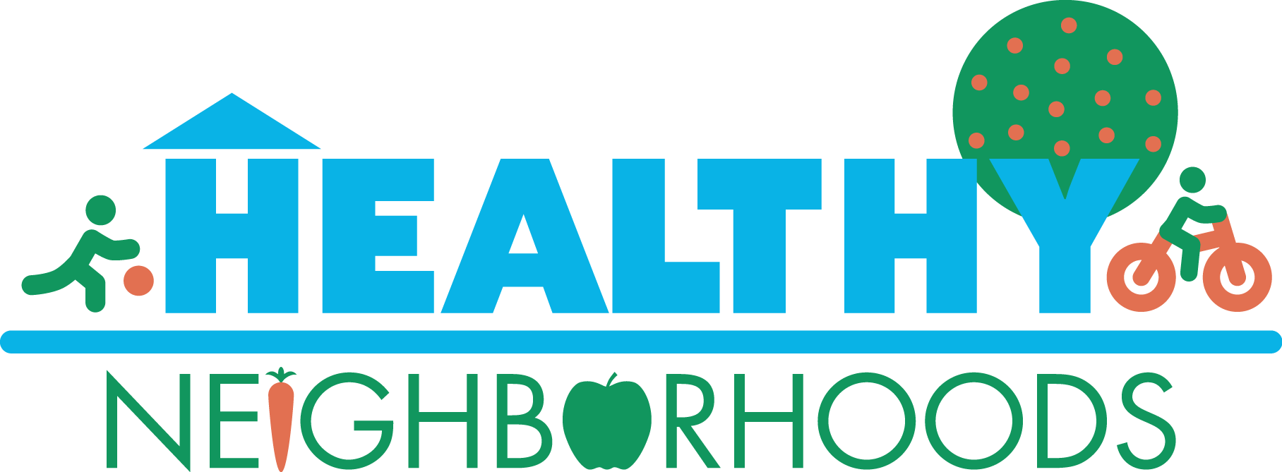 Healthy Neighborhoods Logo - Healthy Neighborhoods San Antonio (1816x669), Png Download
