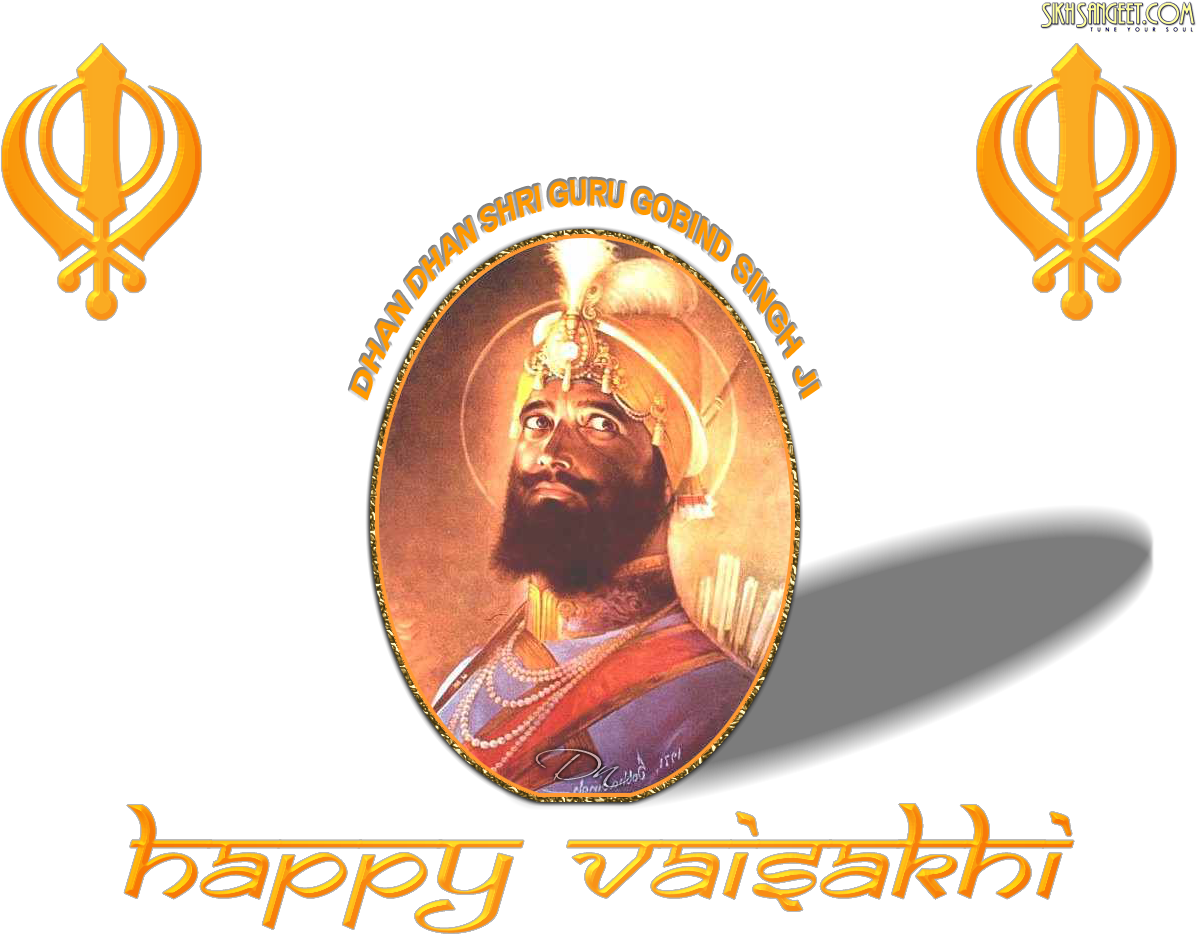Happy Vaisakhi - Guru Gobind Singh Diwali (1280x960), Png Download