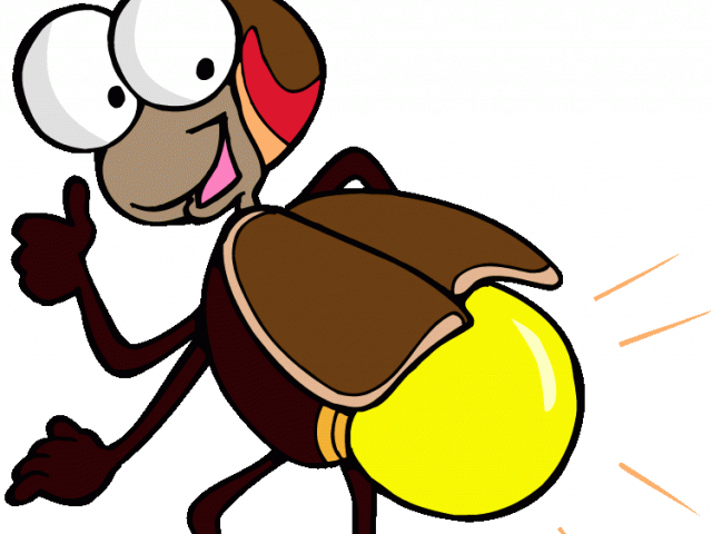 Cricket Insect Cartoon - Glow Worm Clipart (640x480), Png Download