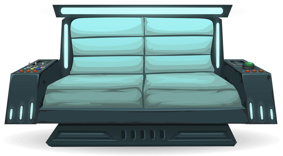 Futuristic Chair Png (960x530), Png Download