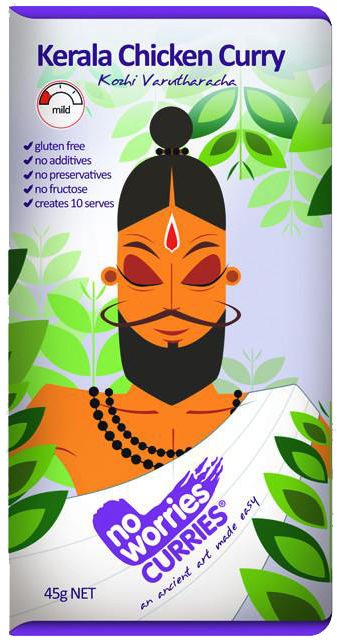 No Worries Curries Kerala Chicken Curry 45g - Curry (639x639), Png Download