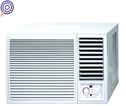 Restpoint 1hp Window Unit Air Conditioner Rp-9d - Air Conditioning (526x800), Png Download