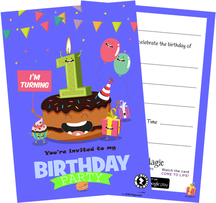 1st Birthday Party - Happy 9th Birthday Gif (728x728), Png Download