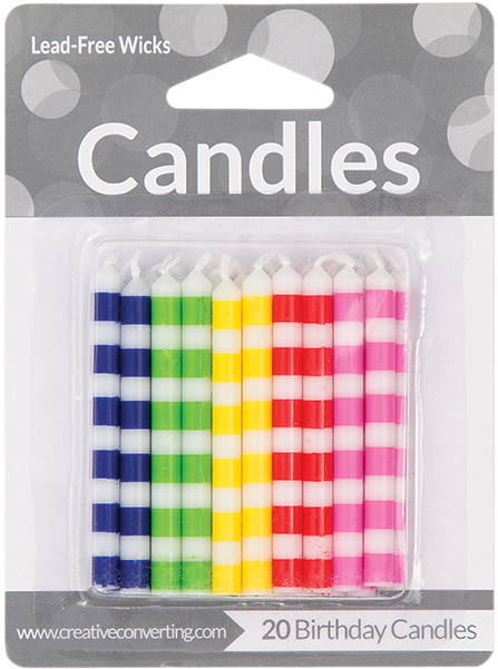 Rainbow Candles - Candle (600x600), Png Download