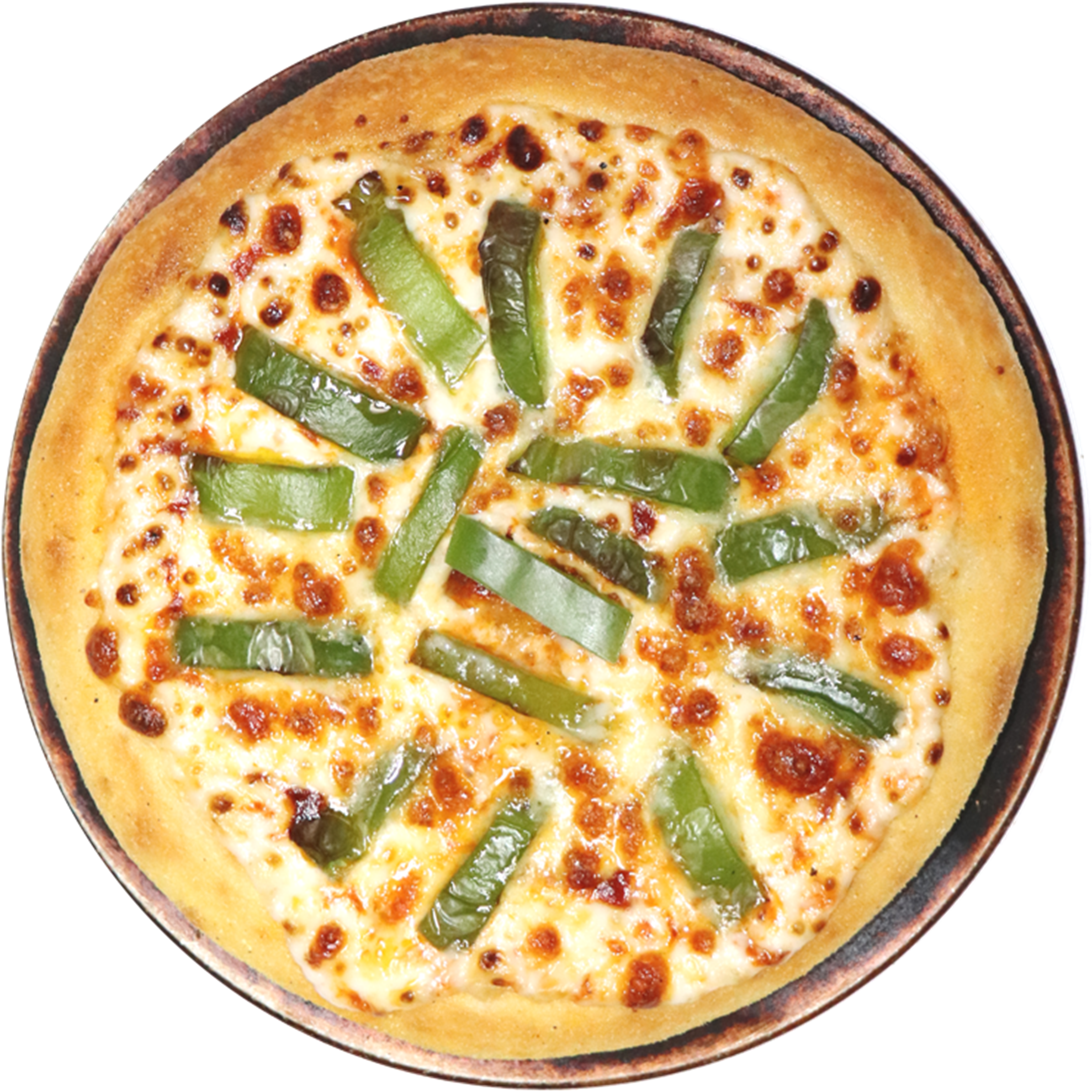 Capsicum - California-style Pizza (2000x2000), Png Download