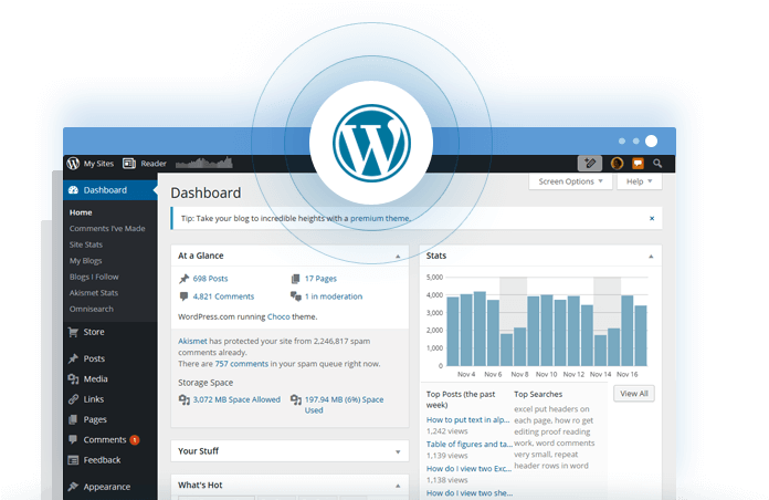 Img Wordpress Hosting - Wordpress (700x461), Png Download