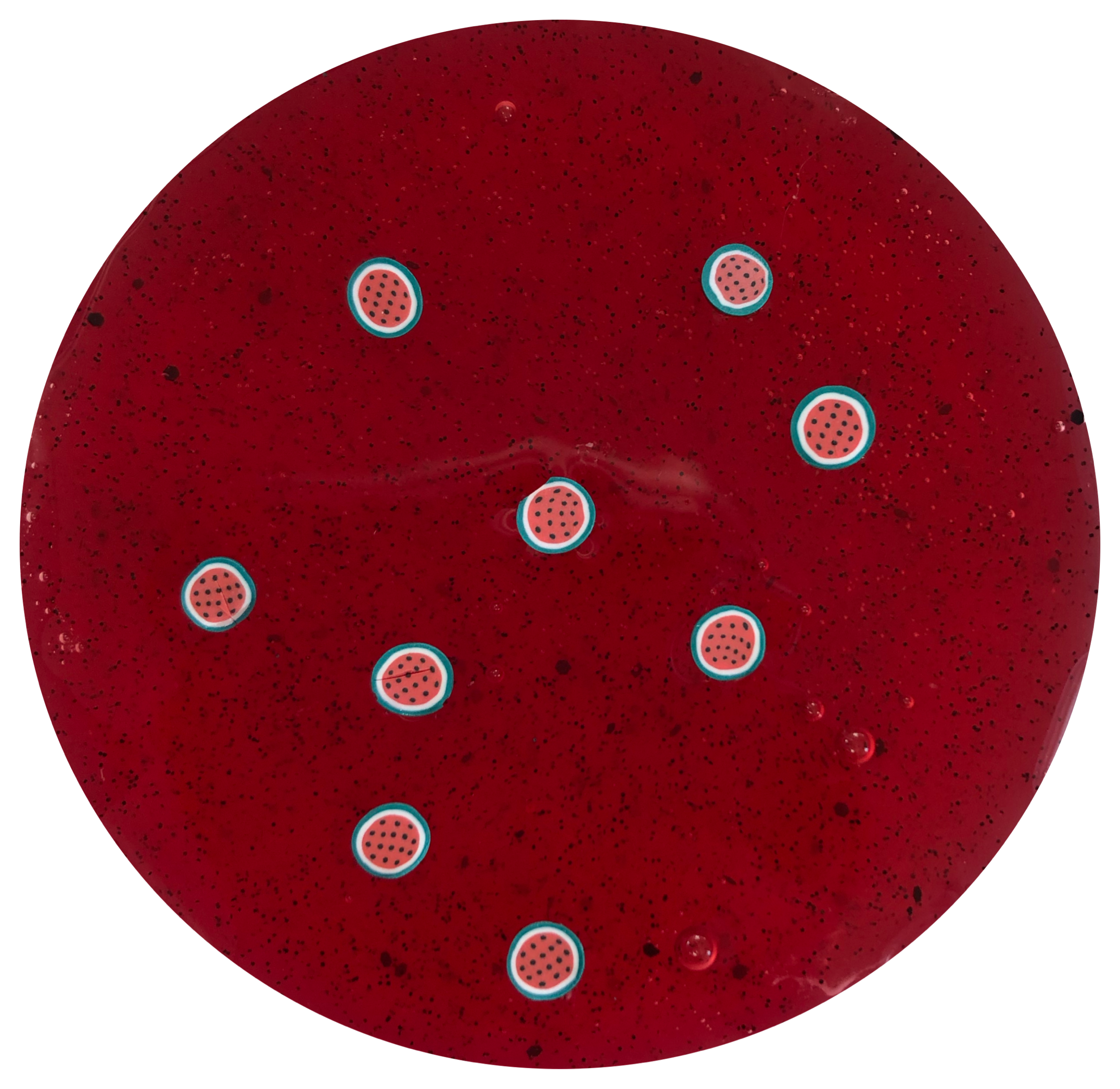 Watermelon Juice - Circle (2446x2378), Png Download