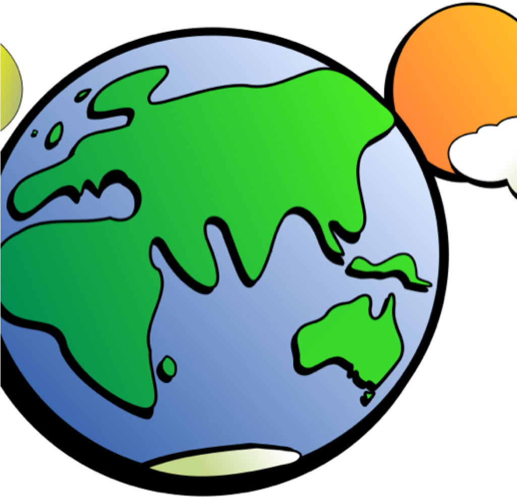 World Globe Clipart Free Earth And Globe Clipart Space - Earth And Space Clip Art (1024x1024), Png Download