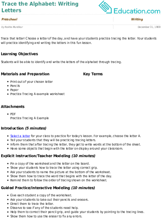 Trace The Alphabet - Lesson Plan English Alphabet (557x731), Png Download