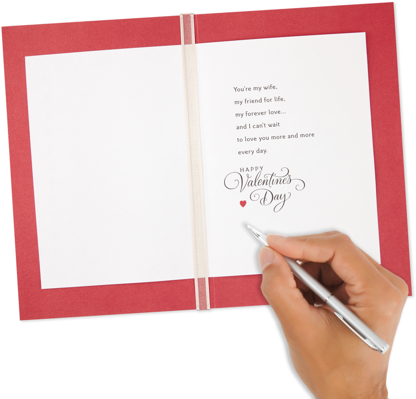 Friend Forever Valentine's Day Card For My - Handwriting (1470x1470), Png Download