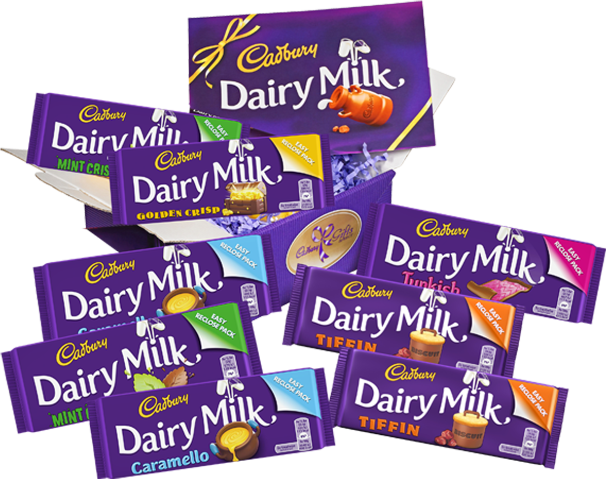 Categories - Dairy Milk Chocolate Bar Flavours (1200x1200), Png Download