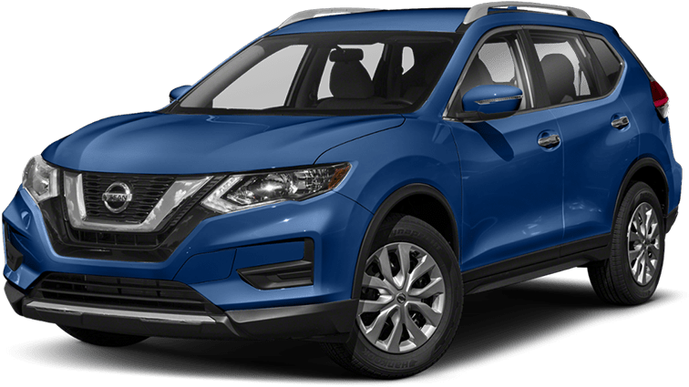 2019 Nissan Rogue Blue - 2019 Rogue S Awd (800x536), Png Download