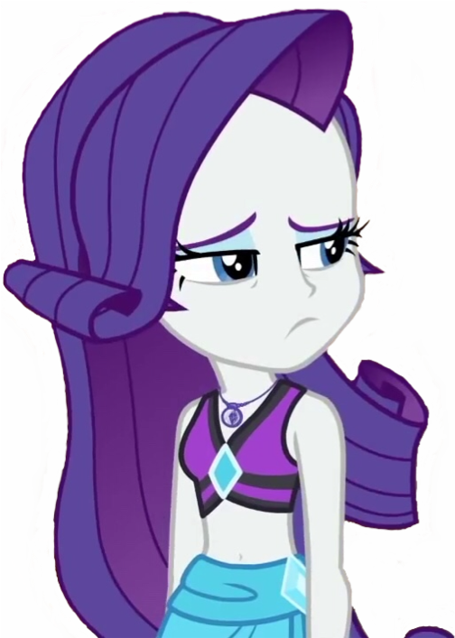 Rarity Depressed Vector By Huntercwalls - Rarity Equestria Girls Vector (531x720), Png Download