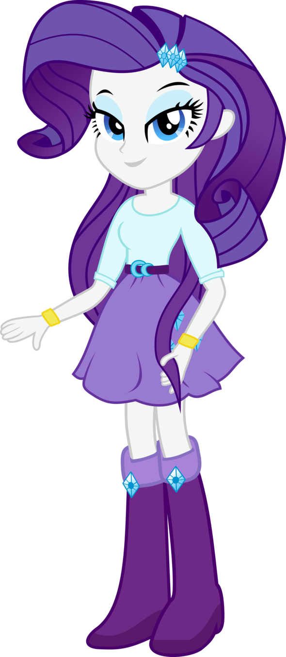Rarity Human Png - Rarity Human Equestria Girls (590x1352), Png Download