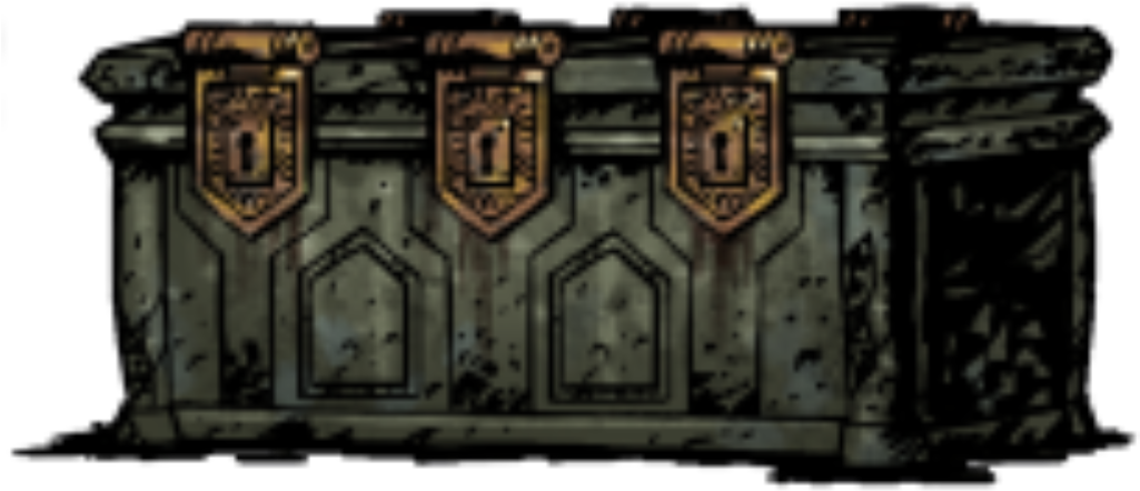 Locked Sarcophagus - Darkest Dungeon Chest Png (1024x1024), Png Download