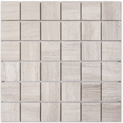 Ak Cream Taupe 2 X 2 Mosaic - Tile (800x433), Png Download