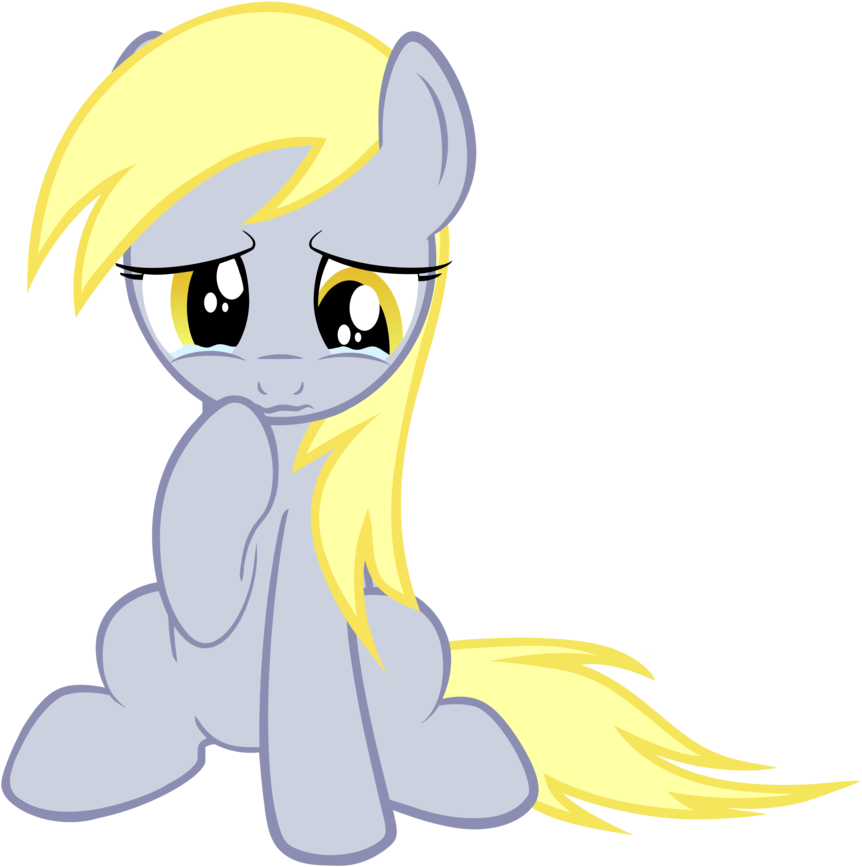 Cadence Rarity Followed - Sad Derpy (897x891), Png Download