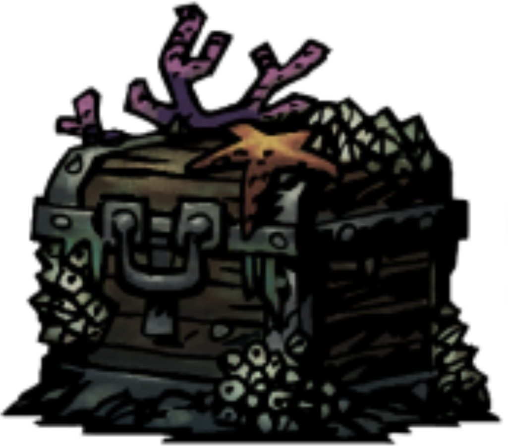 Barnacle Crusted Chest - Darkest Dungeon Cove Curios (1025x901), Png Download