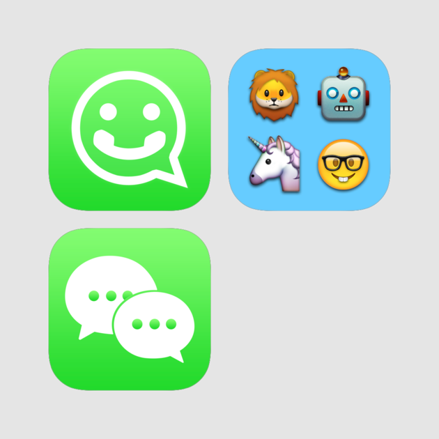 Stickers And Emoji For Facebook, Wechat And Whatsapp (630x630), Png Download
